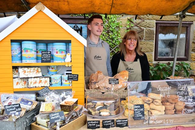 Lots of treats for sale at the Bothams stall. photo: Richard Ponter
