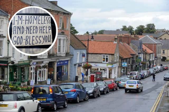 North Yorkshire Police have issued a warning to Ryedale residents as fake homeless people are an organised group.