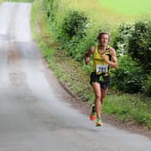Bridlington Road Runners' James Wilson at the Top of the Wolds 10K Challenge.