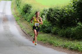 Bridlington Road Runners' James Wilson at the Top of the Wolds 10K Challenge.