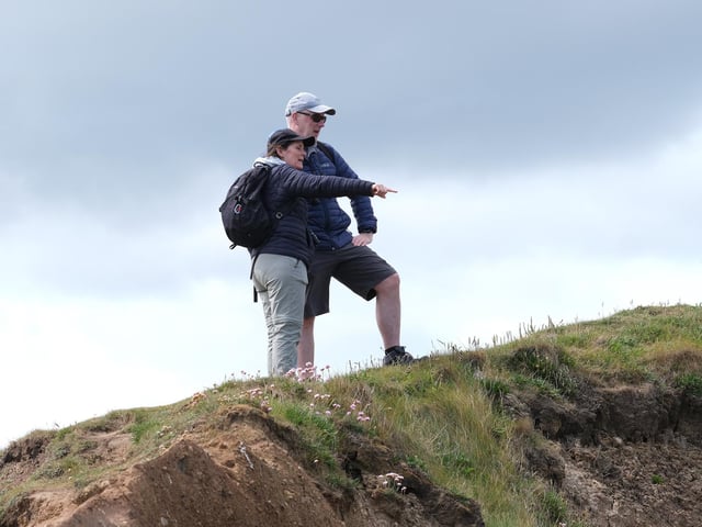 On the hunt for the colourful puffins!