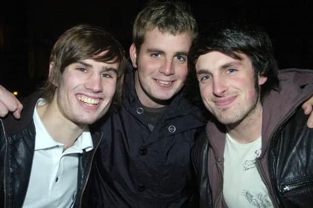 Tim, Nick, and Tony head to Scholars for a few pints.