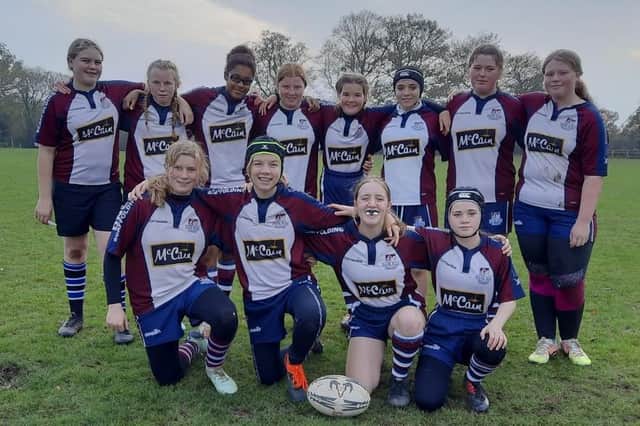 Scarborough RUFC Girls claimed victory on the road at Darlington Mowden Park