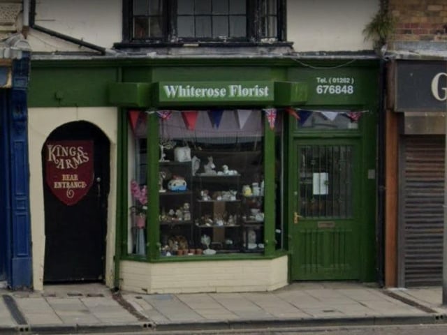White Rose Florist, located on Queen Street in Bridlington, is open on a Saturday from 9.30am until 12pm, and is closed on a Sunday. Their phone number is 01262 676848.