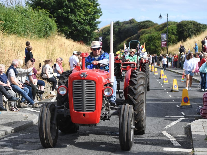 Spectators watch the fancy dress parade along Khyber Pass. photo: Gerard Binks