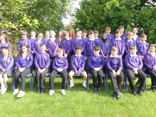 Barrowcliff School, Scarborough, class 8.