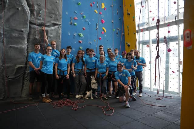 The climbathon team.