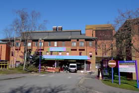 Scarborough Hospital. 
picture: Richard Ponter