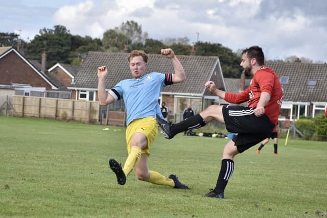 Brid Rovers Millau get stuck in during the cup clash.