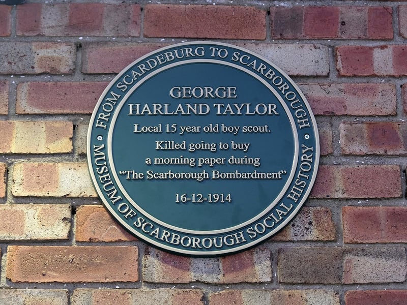 A plaque has been affixed in George's memory above the mural.
