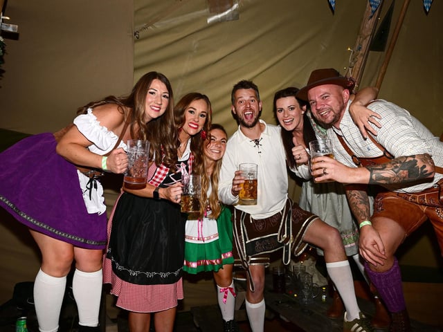 The Tipi Venue provided the perfect backdrop. Picture: Richard Ponter