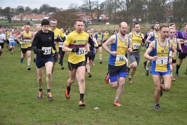 Paul Lawton was the leading Scarborough AC competitor at the Fox and Hounds Chase
