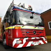 The fire was believed to have been started deliberately by youths