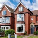 The attractive frontage of the Edwardian family home that has a modern and spacious interior.