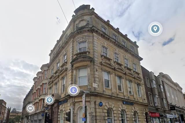 Barclays bank, Scarborough. 
picture: Google Maps.