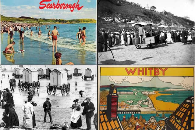 A series of images released by North Yorkshire County Record Office celebrate life by the seaside