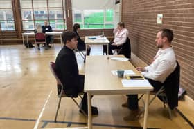 Filey School youngsters put through mock interviews to prepare them for the world of work.