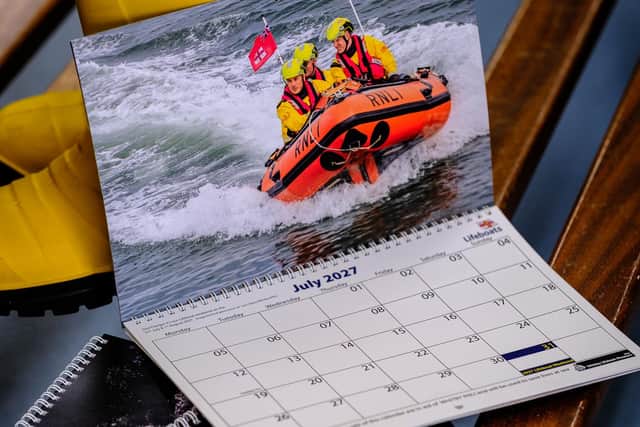 The 2027 Whitby RNLI calendar. photo: Ceri Oakes / RNLI