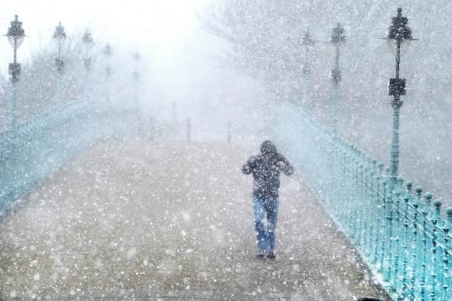 Another weather warning for snow and ice will be in place tomorrow (December 18) across the Yorkshire coast.