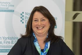 North Yorkshire Police, Fire and Crime Commissioner, Zoe Metcalfe. 
Picture: Tony Johnson