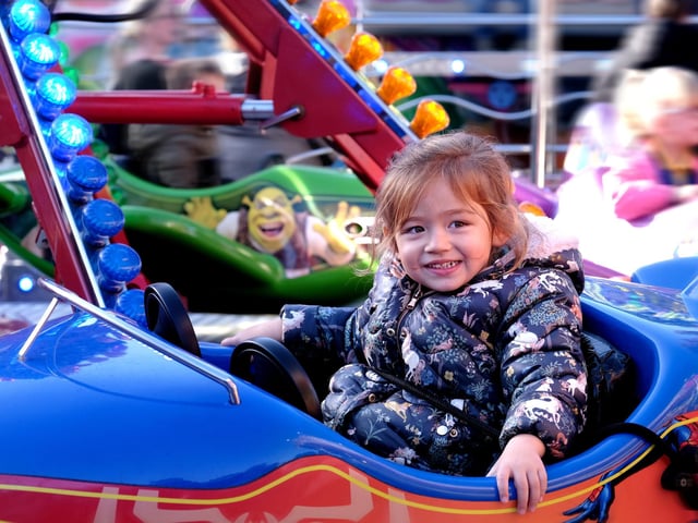 There are rides available for children.