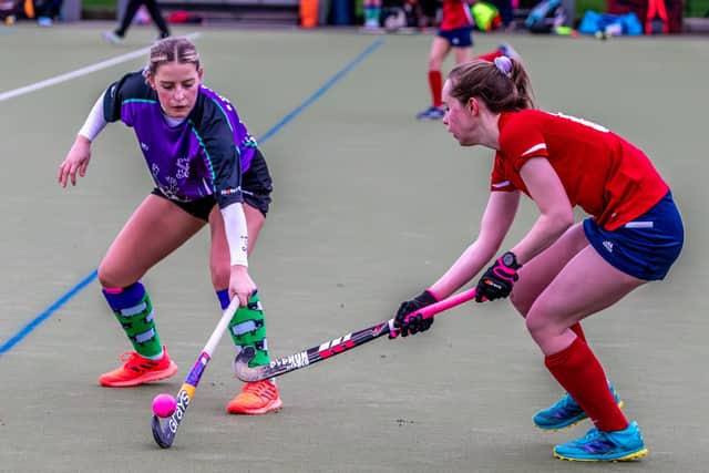 Rosie Hogarth in action for Danby Ladies during their 1-0 home win against leaders Whitley Bay & Tynemouth.