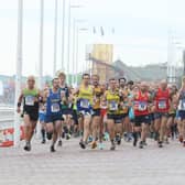 The athletes race away from the start of the Bridlington Road Runners Multi Terrain Race. PHOTO BY TCF PHOTOGRAPHY