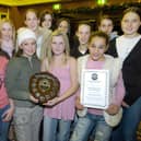 Gladstone Road School girls cricket team (front) and Scarborough College U14's hockey team (back).