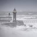 As Storm Babet batters the Yorkshire coast, emergency services have issued advice on how to stay safe. Photo: Chris Evans.