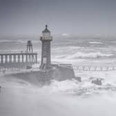 As Storm Babet batters the Yorkshire coast, emergency services have issued advice on how to stay safe. Photo: Chris Evans.