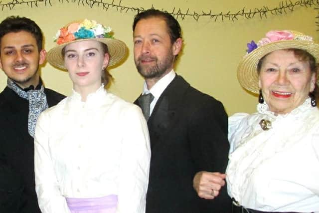 Pictured from left to right, some of the performers taking part in Music Hall is Here Again!
From left: Chris Colebrooke, Kenzie Greenwood, Ivan Hall and Barbara Benson-Smith.