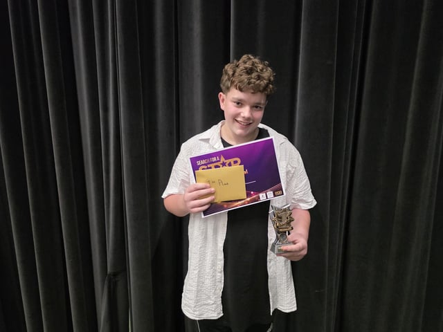 And the Over 16s winner is.... Alex Rogers