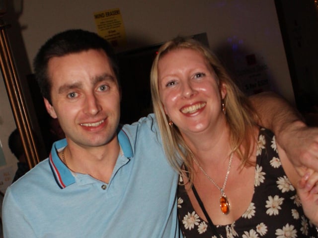 Stu and Helen enjoying some quality time together in Red Square