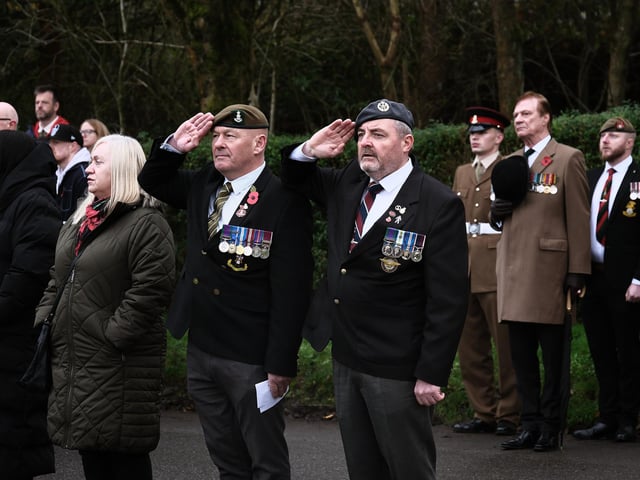 Saluting