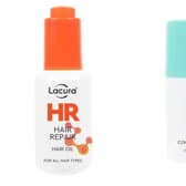 From 26th January, Aldi is welcoming its NEW Lacura HR Hair Repair Leave-in Conditioning Mask (50ml) to its cruelty-free range along with Lacura HR Hair Repair Oil (£4.99, 30ml.