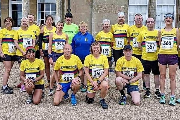 The Scarborough AC runners at the Sledmere 10K