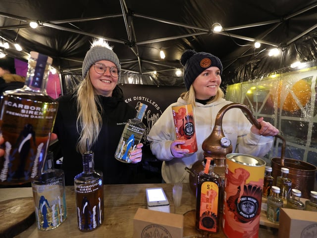 Scarborough Siren Distillers offered festive refreshments