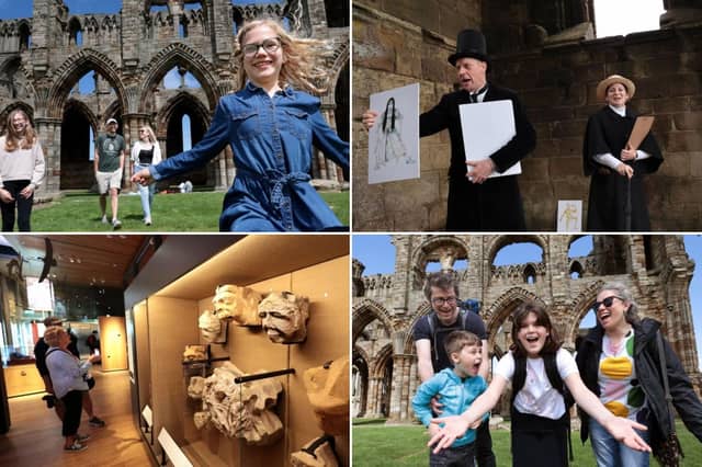 Whitby Abbey played host to some half-term family fun.