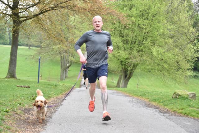 Bridlington Road Runners' James Briggs, who earned third place at an icy Sewerby Parkrun, pictured at the same venue last year.