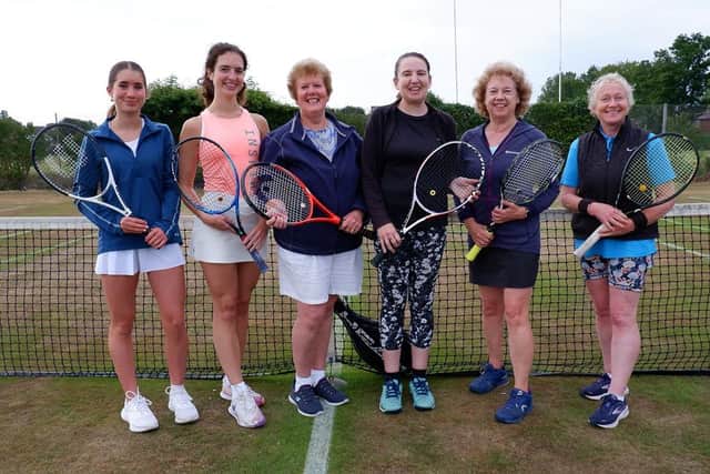 Bridlington Lawn Tennis Club Ladies C team lost out 5-4 at home to Sledmere. Photo by Juan Carlos Lino