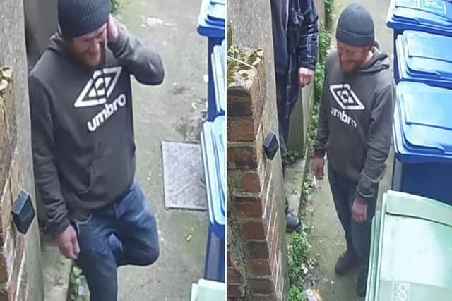 North Yorkshire Police have issued CCTV of a man they would like to speak to following a burglary in Scarborough.