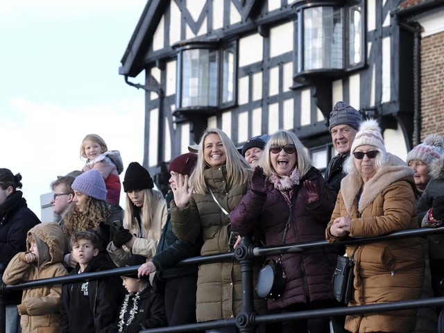 Having fun in the crowd