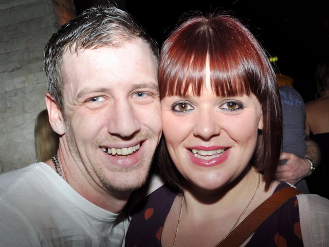 Rob and Leah boogie the night away