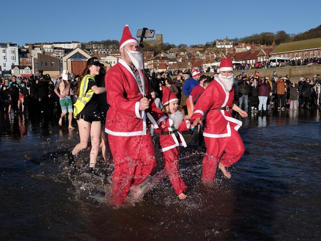 Santas lead the way