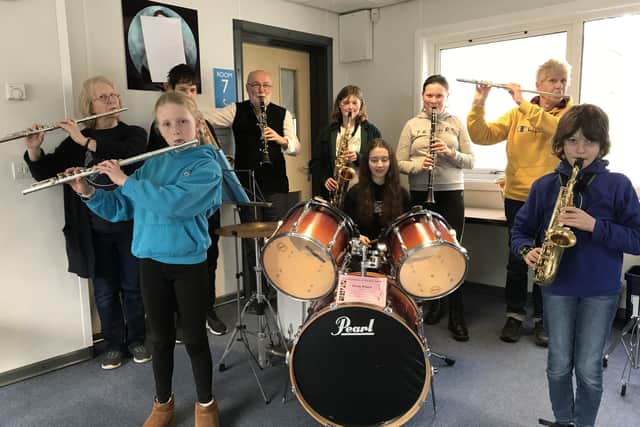 Young musicians from Whitby Music Centre.