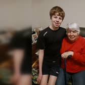 Oliver McGill-Wardle, 12, was inspired to take on the Yorkshire Three Peaks by his grandma, who suffers with MS.