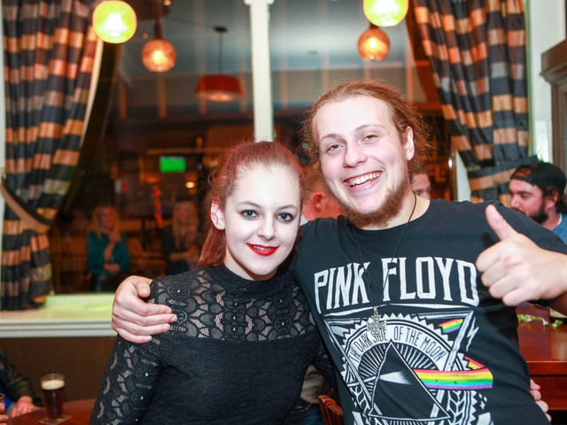 Demi & Dan enjoying their big night out in the Waterhouse
