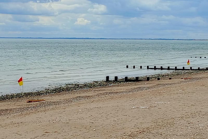 Safe swimming area, by Alan Ross.