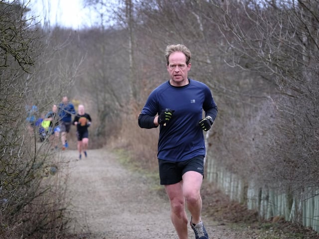 The runners enjoy the North Yorkshire Water Park 5km run.