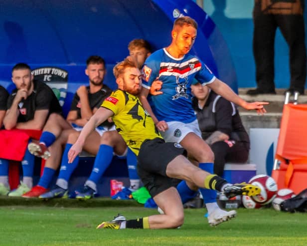 Jacob Gratton scored a late leveller for Whitby Town on the road at Basford United on Saturday afternoon.